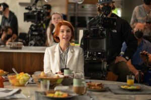 Dani Kind Instagram - I love set. Set makes my inner nerd come to life. I. Love. It. New episode of @workinmoms airing in 🇨🇦 on @cbc tonight! #workinmoms