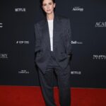 Dani Kind Instagram - The Canadian Screen Awards air tonight! What an honour it is to be nominated amongst such incredible talent. Thank you for having me and for celebrating our show @workinmoms . It was a beautiful and inspirational night. Thank you @sheahurley for making my suit dreams come true. Thank you @orirossi for bringing my sleepy mama face to life. 💗 @thecdnacademy
