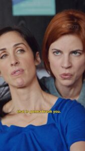 Dani Kind Instagram - Childbirth tips and truth bombs from Kate and Anne. 📺: Workin’ Moms | @reitcatou | @danikindofficial | @sarahmcvie