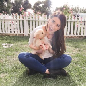 Daniela Bobadilla Instagram - Baby doggo heaven exists! This is Monroe (she has a little freckle on her sniffer!) She is the runt of her litter and wasn’t expected to make it but here she is spreading all the tiny cuteness to everyone she meets! Scroll left to see more of her brothers and sisters. 11/10 would let these little potatoes climb all over me every day if I could 😍