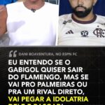 Daniela Boaventura Instagram - Com a suspensão de Gabigol do futebol por dois anos, muito se fala sobre uma possível saída dele do Flamengo. O que você acha, fã de esporte? 🤔 #FutebolNaESPN #Gabigol #Flamengo #Palmeiras #Futebol