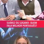 Daniela Boaventura Instagram – A @danielaboaventura fez um desafio de português para o Suárez e o Lugano 👀 
Quem se saiu melhor? 🇺🇾🇧🇷

#BolaDePrataESPN