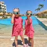 Daniela Nízlová Instagram – Najvacsia radost tieto nase dve lasky❤️❤️ #linda #nea #cousins #egypt #vacation