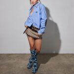 Daniela Nieves Instagram - a miu miu moment @emilysandiferphoto Makeup: @thetonyabrewer Hair: @grahamnation Styling: @tabitharsanchez