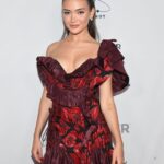 Daniela Nieves Instagram - Never posted outfit deets 🥹 Dress: Vivienne Westwood Styled by: @katiebof Hair by: @sydroze Makeup: mee