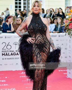 Daniela Santiago Instagram - Agradecida nuevamente por poder asistir a esta alfombra de clausura @festivalmalaga por cuarto año consecutivo , a las muestras de cariño que recibo de todos vosotros  y este equipo maravilloso que hace que todo sea posible✨❤️✨.

Vestido @kelvis_casillas @kelca_ 
Joyas @antonioacostajewerly 
Makeup &hair @veronica__ruz 

@yslbeauty  #yslbeauty  #makeuplook 

@alteregotalenthouse

Uńas by @angelica_corrales__ 💖