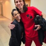 Daniele Hypólito Instagram - Sou muito fã !!!! Admiro a maneira como você lida com todos os desafios que são lançados em seu caminho @filipeluis sucesso hoje e sempre. @ayrtonlucas você está no caminho certo. Um lutador de alto nível jamais desiste dos seus objetivos desejo tudo de melhor na sua vida! Saudações rubro-negra, obrigado pela foto…❤️🖤 #flamengo #mengo #maracana #danyhypolito #atleta #timeflamengo @flamengo