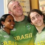 Daniele Hypólito Instagram - Quem aí gostava de acompanhar esses três ? Foto de 2007! No Rio de Janeiro Jogos Pan-Americanos Os DDDs Daniele, Daiane e Diego
