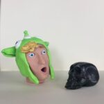 Daniella Pineda Instagram - “Tone Death.” • • Acrylic and Clay. By Me.