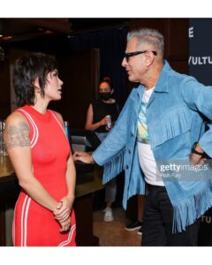 Daniella Pineda Instagram - Ran into Jeffrey again. Life finds a way. He’s pretty FLY.