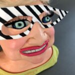 Daniella Pineda Instagram - “The Duchess from Mar-A-Largo” . . . Clay, Acrylic, Paper, Synthetic hair. By ME.
