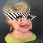 Daniella Pineda Instagram - “The Duchess from Mar-A-Largo” . . . Clay, Acrylic, Paper, Synthetic hair. By ME.