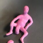 Daniella Pineda Instagram - “The Unwanted Pink Dick Pic.” . . . Clay, Wire, Acrylic. By Me.