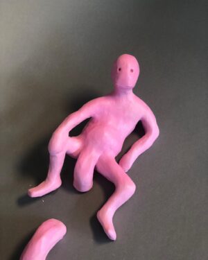 Daniella Pineda Instagram - “The Unwanted Pink Dick Pic.”
.
.
.
Clay, Wire, Acrylic. By Me.