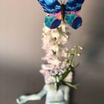 Daniella Pineda Instagram – “Fear not, the Body is just a Cocoon.” 
.
.
.
Clay, Acrylic, Wire, Tissue Paper. By Me.