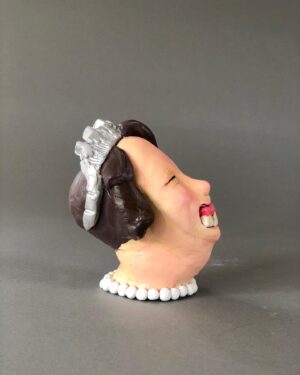 Daniella Pineda Instagram - “YAS QUEEN”
.
.
.
Acrylic and Clay. 
By me!
