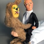 Daniella Pineda Instagram - “Hi your delivery-oh shit...word...ok...I’m just gonna set this down...” . . . Clay, Acrylic, Cloth, Paper. By ME.