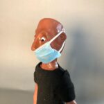 Daniella Pineda Instagram - “Hi your delivery-oh shit...word...ok...I’m just gonna set this down...” . . . Clay, Acrylic, Cloth, Paper. By ME.