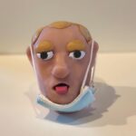 Daniella Pineda Instagram - “Covid Casual.” . . -Sculpture, clay, acrylic paint. 2020 Quarantine artist, Daniella Pineda.