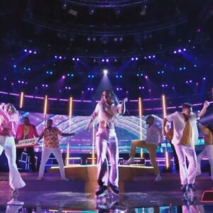 Danielle E. Hawkins Instagram - “ohhh I wanna skate with somebody”… 

Y’all I got to do another episode of @nbcthevoice and this one is special because my fam @mr.tyrellwashington trusted me with who to bring on & to choreograph the skaters section. The blessings are flowing & being able to share them with my skate fam @crystal.alysia @dylan__morton & @skate_nomad is the icing on the cake.

Btw give it up my nephew @dylan__morton going crazy on his first LIVE tv show performance and securing a new agency (we’re both with the best) @msaagency 

Aite back to work. #AuntieIsAchieving #thederbydiaries #rollerskate #skatelife #ogsk8queen #choreographer #feistyfunnyandfine #thevoice #quads #larollergirls #melanin #blackexcellence