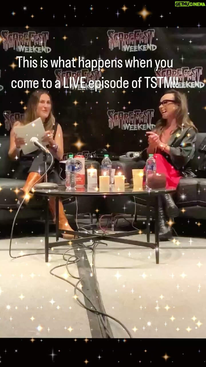 Danielle Harris Instagram - Our LIVE shows are so much fun and they get better and better! This Saturday @spookyempire we are celebrating our 100th episode that will air this Tuesday on HALLOWEEN with a VERY special LIVE event! Dope swag bag with signed goodies, a surprise guest (or 2;) and LOTS of dirty fun! Come join us! Link in story! β€οΈππ