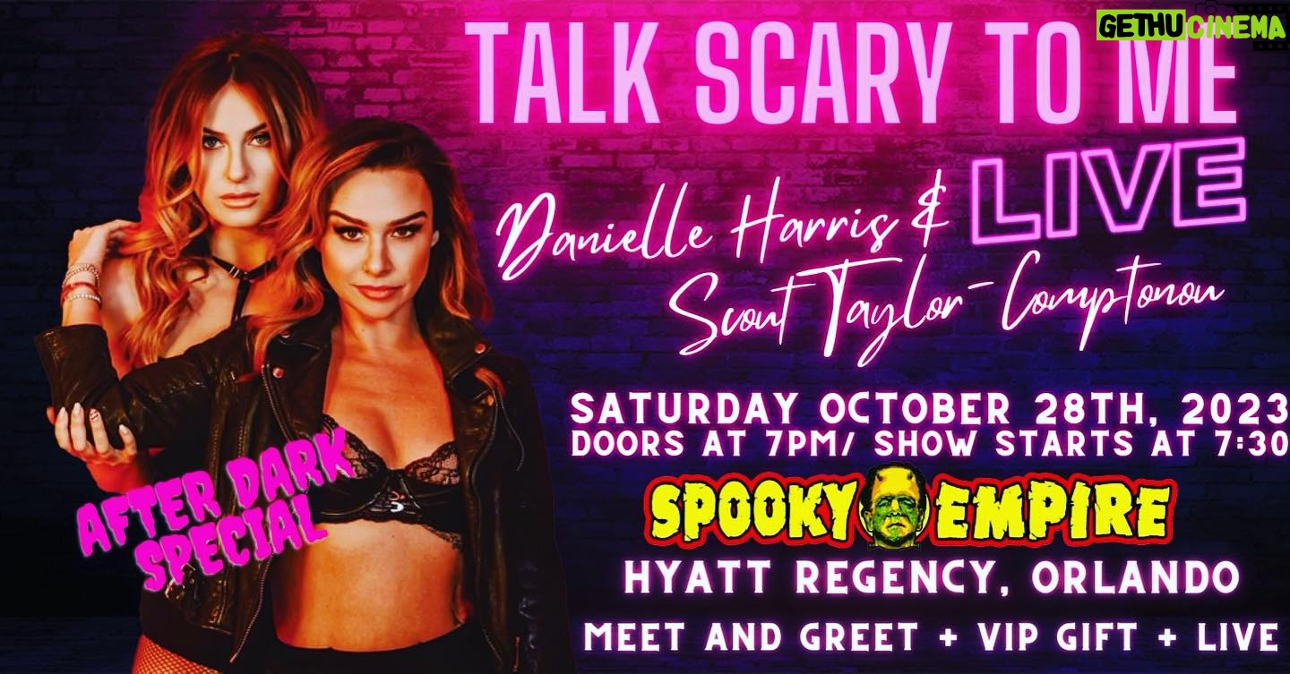 Danielle Harris Instagram - So excited to celebrate our 100th HALLOWEEN episode with my friends in ORLANDO @spookyempire VIP event!!! Surprise guests, VIP exclusive Merch and a silent lingerie charity auction! LIMITED SEATS!! ❤️💋💋💋💋💋💋💋💋💋