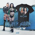 Danielle Louise Instagram - Had the chance to work with @danni_ellexo and @saraya to reimagine the Outcasts’ look with this barbed wire-infused and 90s-inspired design Available now at @shopaew