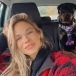 Danielle Mathers Instagram - Rottweiler mode activated 🐕‍🦺🦴🐾💕 🔊🆙