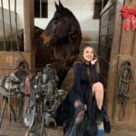 Danielle Mathers Instagram - Way back Wednesday 🐎 Horsin around