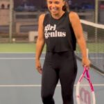 Danielle Nicolet Instagram - Portrait of a Poor-Sport-Sore-Loser.. 🎾😂