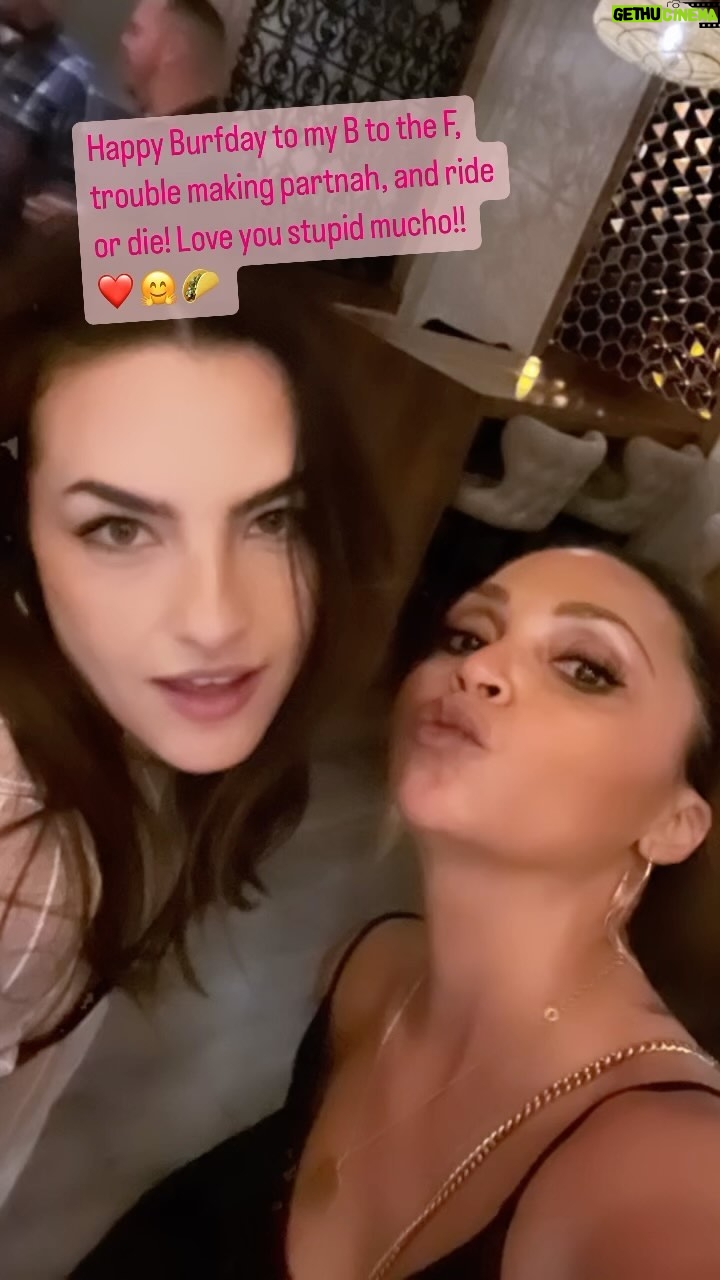 Danielle Nicolet Instagram - Happy Burfday to my B to the F, biz parter and ride or die! Love you stupid mucho @kaylacheriecompton !! ❤️ 🤗 🌮
