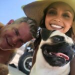 Danielle Nicolet Instagram - 2021 photo dump. A year full of change, growth… and LOTS of pics of Biggie. Book report: Had some fun being bad on Flash ⚡️, wrote a little movie 🎥, finally got to see pops 🥰, had fun in the sun with bestie @kaylacheriecompton 💕, and borders couldn’t keep me and my ride or die @michaelkussman apart. (And yes, I took Biggie out on the SUP. He only hates me a little bit 😂) Here’s to new adventures in 2022! 🥂