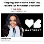 Danielle Nicolet Instagram - I’m SO PROUD of this little film that could! @therealhartbeat has given me such an amazing opportunity to grow… and now Karen, my underdog heroine gets to grow too! Thank you @thairandolph @candicewilsoncherry @meagangood and all the insanely talented people at #womenwritenow who are involved in making this happen. I’m still pinching myself! 🙈 💃🏽 #BeAudacious
