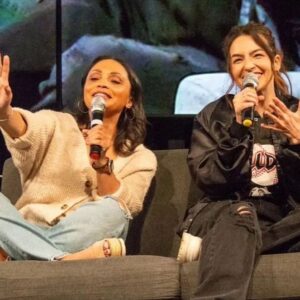 Danielle Nicolet Instagram - Thank you @indypopcon for a fantastic weekend full of old and new friends, lots of laughs and even a little ghost hunt at @slipperynoodleindy - 🥰 next time I’ll order the shrimp cocktail with the sauce on the side 😂