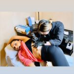 Danielle Nicolet Instagram - So many pics I want to share about tonight’s episode, but they’re all spoilers! So instead, here’s pics of the tattoo I got while shooting tonight’s episode 🖋️😁