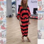 Daphné Bürki Instagram - Point Look. Point Barre. Point Cannes! Je vous embrasse 💋 1. Polo @gipsymaurice Pantalon @zimmermann Shoes @zimmermann Bijou @moulinrougeofficiel en colaboration avec @onauratoutvu 2. Robe @soniarykiel Shoes @rogervivier Bijou @antic.tonic Beauty @saiko.red Hair @dessangeparis 📷 look @capucine.cbc #cannesfestival sur @cultureboxftv @francetelevisions @brutofficiel