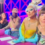 Daphné Bürki Instagram - C’est repartiiii! 🏁 La grande première de #DragRaceFrance saison 3 c’est vendredi 31 mai dès 19h sur la plateforme @france.tv et à partir de 22h55 sur @france.2tv ! Retour en famille avec @thenickydoll et @kiddysmile et les ami.e.s @jeniferofficiel et @charlesdevilmorin Point Look. Point Barre !!! Robe Drama 🖤 @oliviertheyskens (FAN! MERCI Oliver) Coiffe Bibi joli @maisonmichel Beauty par l’unique @marieke_thibaut pour @maccosmeticsfrance Hair @la_bonnemaison avec @hairluxuryparis Partner @capucine.cbc