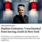 Daphne Guinness Instagram – Bath TIME 🛁🤣