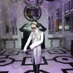 Daphne Guinness Instagram – That Friday feeling 🪩 🕺🏼dancing to the VOLCANO remix. @herculesandloveaffair you’ve done it again 🚀