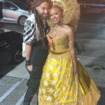 Dara Reneé Instagram - Thank You @marsaimartin for such a magical night!!! HAPPY BIRTHDAY QUEEN!!!😭❤️❤️👑👑🎉🎉. Also this is the first dress I’ve ever designed from SCRATCH!!! From the corset to the skirt yall!! Took a min but thank you @auntfunkyscloset for designing the sheer skirt that I made into a cape and then back to a skirt 😭❤️❤️