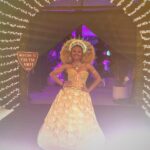 Dara Reneé Instagram - Thank You @marsaimartin for such a magical night!!! HAPPY BIRTHDAY QUEEN!!!😭❤️❤️👑👑🎉🎉. Also this is the first dress I’ve ever designed from SCRATCH!!! From the corset to the skirt yall!! Took a min but thank you @auntfunkyscloset for designing the sheer skirt that I made into a cape and then back to a skirt 😭❤️❤️