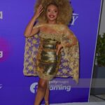Dara Reneé Instagram - Variety Power of Young Hollywood ❤️ Thank you so much for having ya girl!!! 😜Was beyond starstruck by more than half the people there 😭🔥 Ahhhh!! So grateful!! Thank y’all!!! Dressed designed by : @auntfunkyscloset Hair by: @ro_styles_hair Makeup by: Me 😙💛