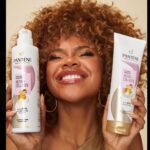 Dara Reneé Instagram - Hey Y’all!! Wanted to share more of my natural hair journey with the Queen Pantene! #IYKYK #pantenepartner 🥰🌼⚡️🌻💛!!