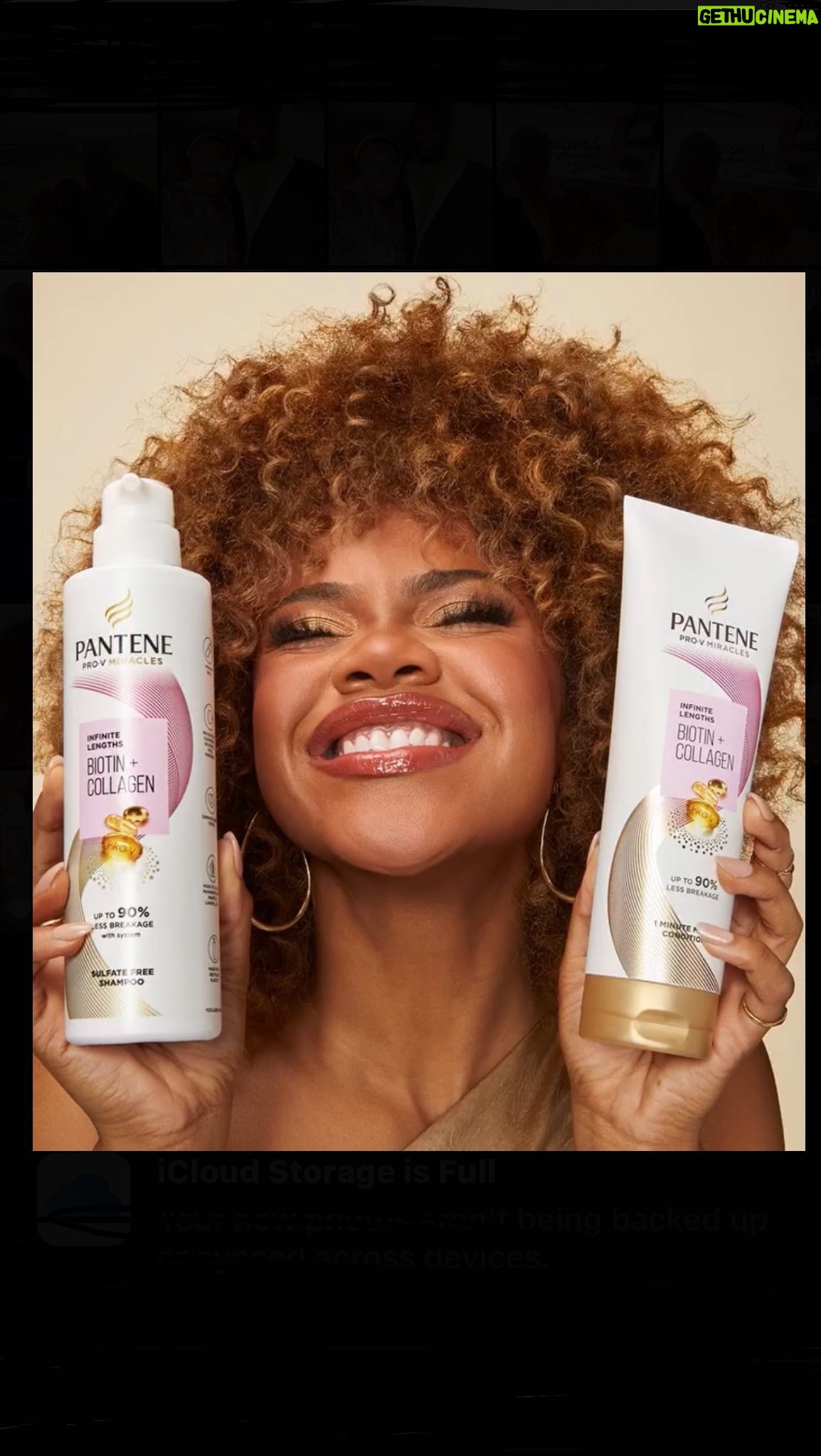 Dara Reneé Instagram - Hey Y’all!! Wanted to share more of my natural hair journey with the Queen Pantene! #IYKYK #pantenepartner 🥰🌼⚡️🌻💛!!