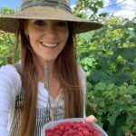 Darby Stanchfield Instagram – Some days it’s the little things. Like Alpine raspberry heaven. And BigMac railroad overalls. And bumble bees. ✨🐝