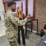 Darby Stanchfield Instagram – Huge honor traveling Europe on a Goodwill Military Tour 🇺🇸 with the delightful  @pauladelstein @tiyabird @realraymondcruz  via #armedforcesentertainment to thank our military men & women for their service!  I learned so much and am so grateful for the experience! 🇺🇸