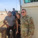 Darby Stanchfield Instagram – Huge honor traveling Europe on a Goodwill Military Tour 🇺🇸 with the delightful  @pauladelstein @tiyabird @realraymondcruz  via #armedforcesentertainment to thank our military men & women for their service!  I learned so much and am so grateful for the experience! 🇺🇸