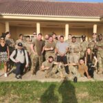 Darby Stanchfield Instagram – Huge honor traveling Europe on a Goodwill Military Tour 🇺🇸 with the delightful  @pauladelstein @tiyabird @realraymondcruz  via #armedforcesentertainment to thank our military men & women for their service!  I learned so much and am so grateful for the experience! 🇺🇸