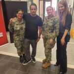 Darby Stanchfield Instagram – Huge honor traveling Europe on a Goodwill Military Tour 🇺🇸 with the delightful  @pauladelstein @tiyabird @realraymondcruz  via #armedforcesentertainment to thank our military men & women for their service!  I learned so much and am so grateful for the experience! 🇺🇸
