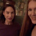 Darby Stanchfield Instagram - BTS season 2 silly shenanigans of @lockeandkeynetflix 😆😆😆 1&2: I chickened out and never said 🙈 3: for our beloved @emiliajonesy 🥰 4: dear Rendell Locke @billheckyes ⚱️ 5: just a real normal day at work ☠️ 6: turtleneck party with @laysladeo 🔥 7: Brinker’s end season 2 quest 😰 8: Nina’s new BF’s infomercial @brendanhines 💰